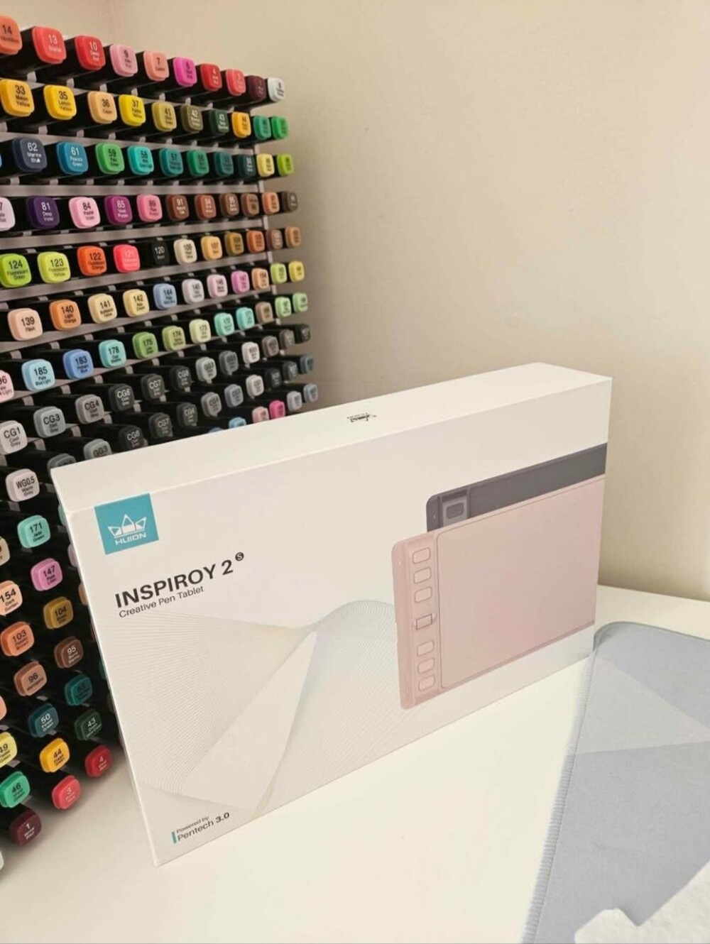 Drawing Tablet- Huion Inspiroy 2S (Sakura Pink) – Brand New